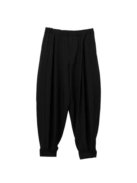 Black Comme Des Garçons pleated trousers Black 1QP006X