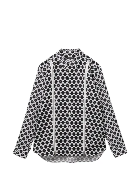 Comme des Garçons Homme Plus geometric-pattern shirt White CDXSTPQB009MQBKX00L