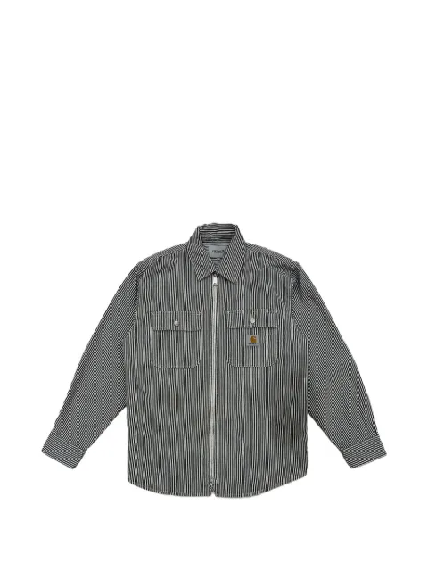 Carhartt WIP Mercer striped flap-pocket overshirt Black I036495