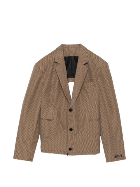 PROTOTYPES open back blazer Neutrals PT08JA02USSD