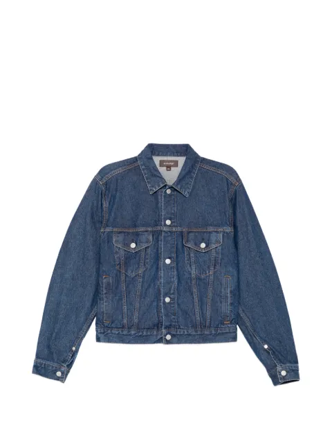 MASU contrast-stitch denim jacket Blue B25F9BL001