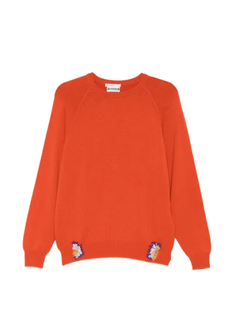 A.N.G.E.L.O. Vintage Upcycling embroidery sweater Orange AU250ASG