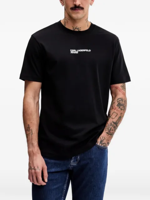 Karl Lagerfeld Jeans graphic-print T-shirt Black B1M17067999