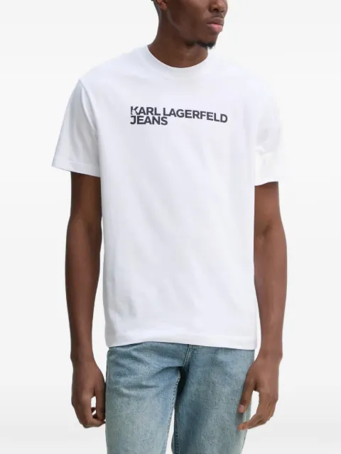 Karl Lagerfeld Jeans logo-print T-shirt White A1M17002