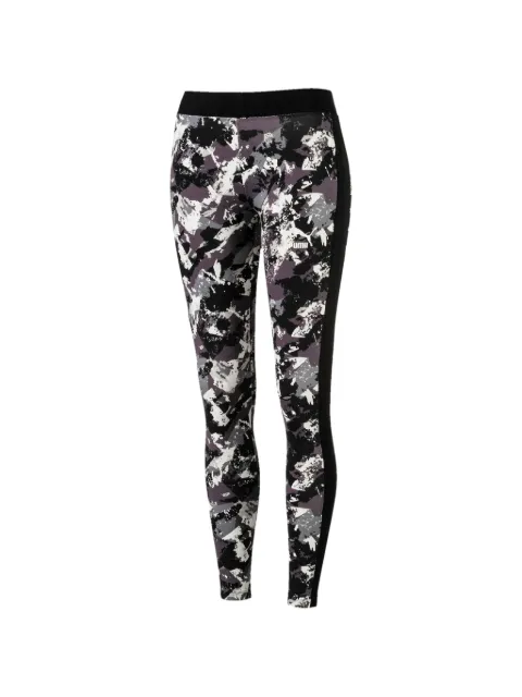 PUMA Archive all-over logo-print leggings Black 57357501