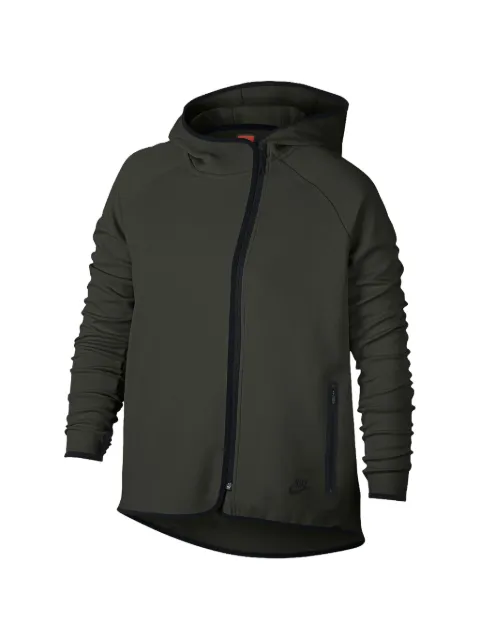 Nike Tech Fleece oversized zip-up cape hoodie Green AH3969