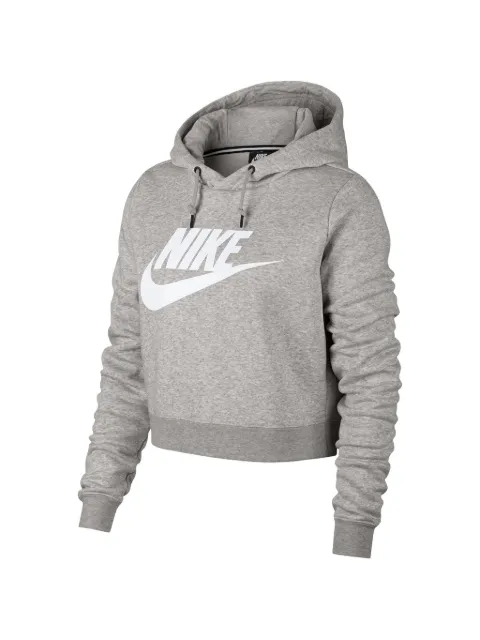 Nike Rally cropped hoodie Grey AQ9965