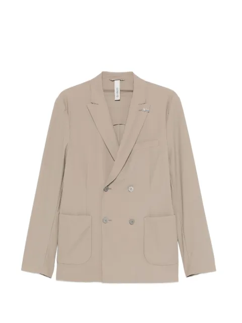 DISTRETTO 12 Active double-breasted jacket Neutrals C6UGA2357T0154DD00