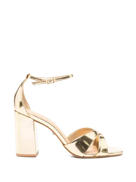 CARRANO crossover-strap sandals Gold 762006