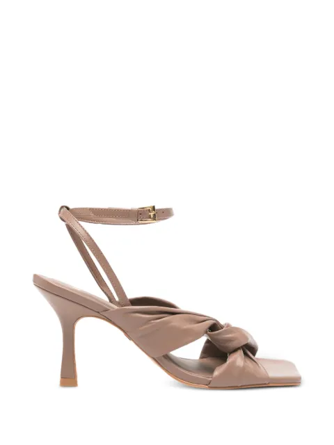 CARRANO twisted-strap sandals Brown 321094