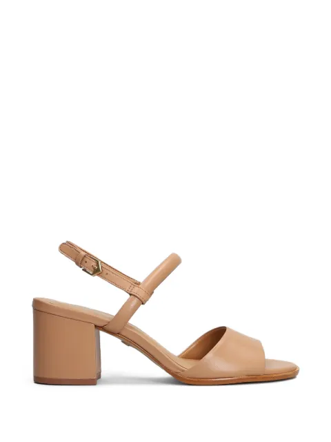 CARRANO buckle-fastening block-heel sandals Brown 741011