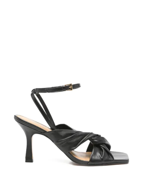 CARRANO knotted-strap sandals Black 321094