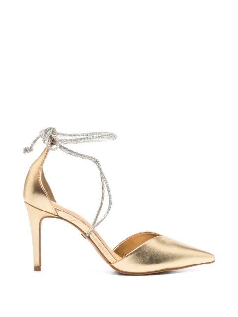 CARRANO tie-ankle heeled pumps Gold 195146