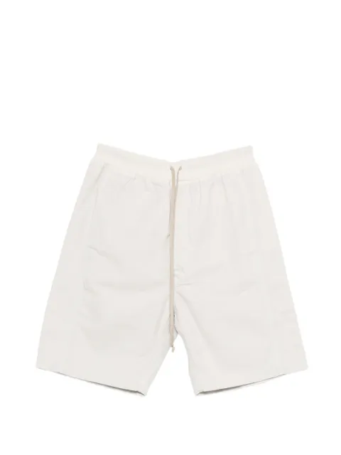 Rick Owens DRKSHDW Wide Pusher elastic-waist bermuda shorts White DU01F4373CVS