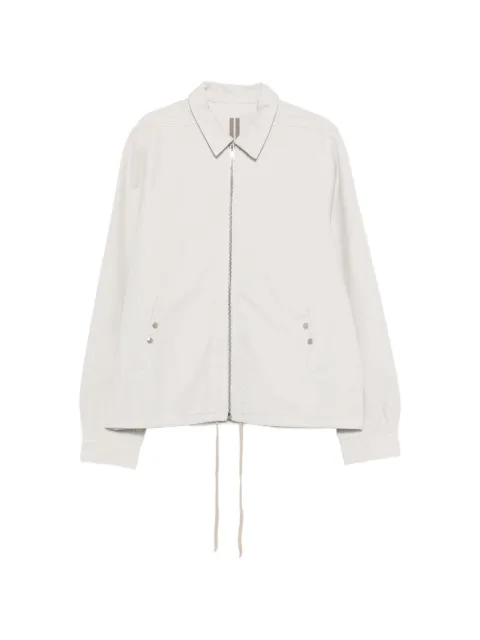 Rick Owens DRKSHDW zip-up shirt jacket Neutrals DU01F4783CVS