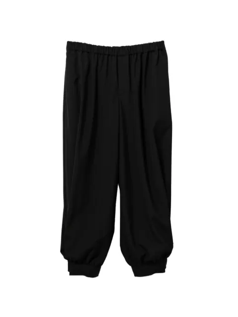 Black Comme Des Garçons pleated trousers Black 1QP005X