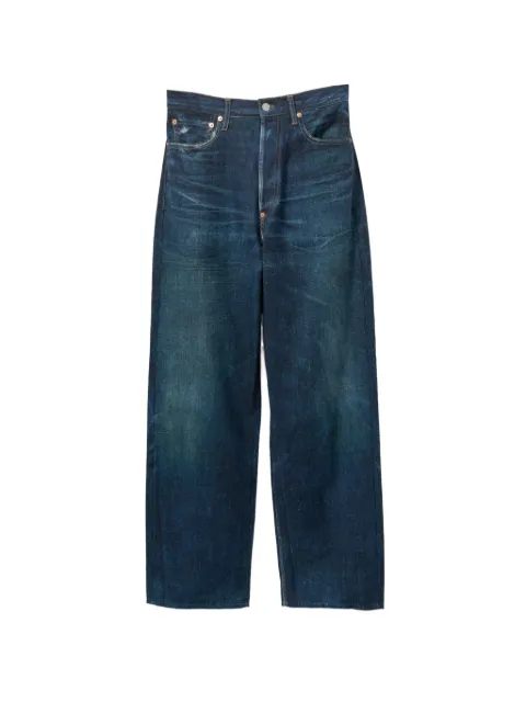 Junya Watanabe MAN faded-effect jeans Blue WQP902