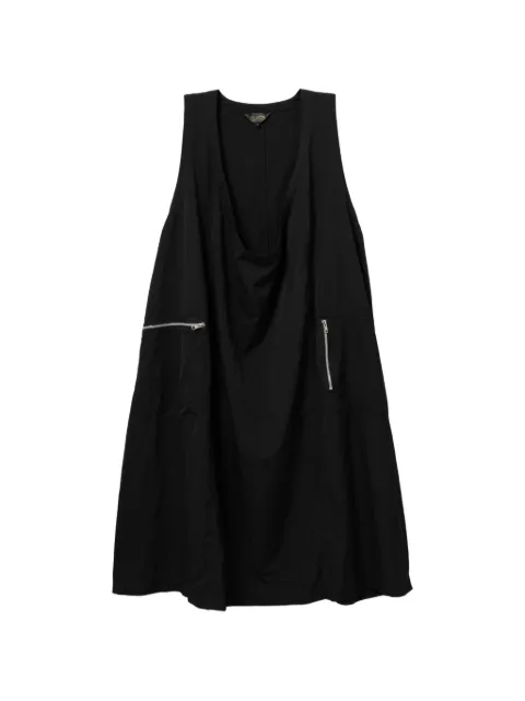 Black Comme Des Garçons panelled midi dress Black 1QA005