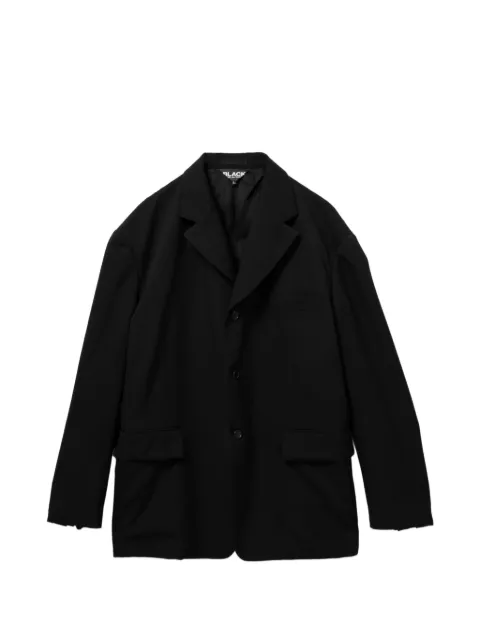 Black Comme Des Garçons wool blazer Black 1QJ019