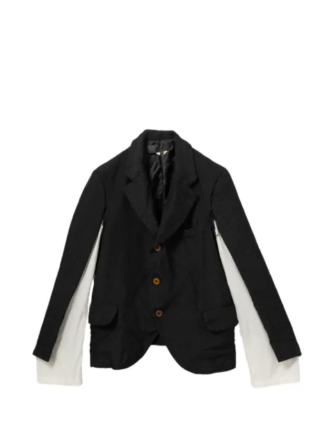 Comme Des Garçons Comme Des Garçons textured blazer Black RQJ025