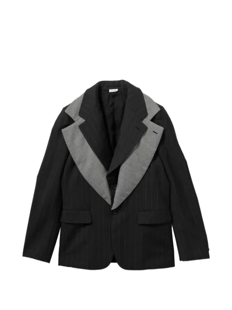 Comme des Garçons Homme Plus pinstripe blazer Grey PQJ014