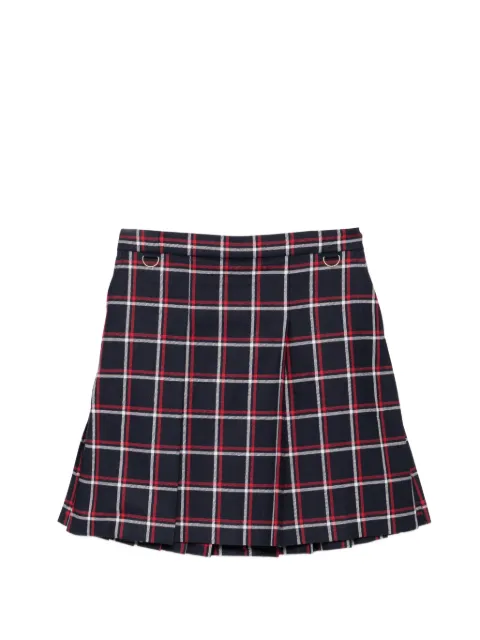 Undercover tartan pleated skirt Blue UC2E46013