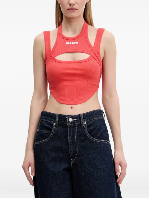 BARROW cut-out crop top Red S6BWWOTA144