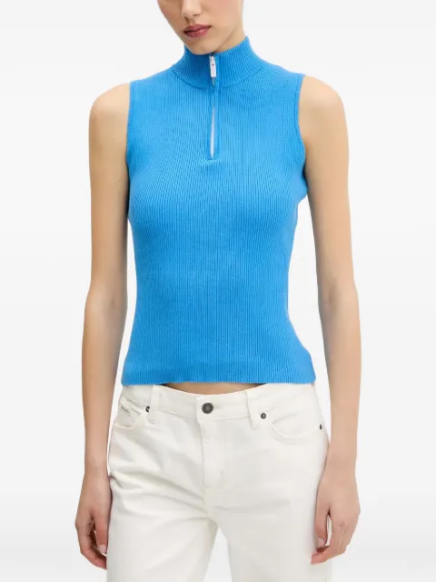 Karl Lagerfeld Jeans ribbed top Blue A2W180011OJ
