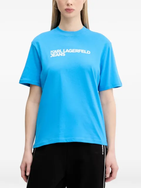 Karl Lagerfeld Jeans logo-print T-shirt Blue A1W170051OJ