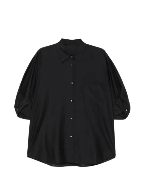 JNBY Versatile Drapey Pleated Shirt Black 5Q4210860