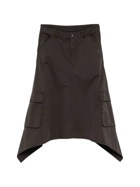 JNBY deconstructed midi skirt Brown 5Q4D13070