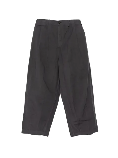 CROQUIS internal drawstring tapered trousers Grey 9Q3E12420