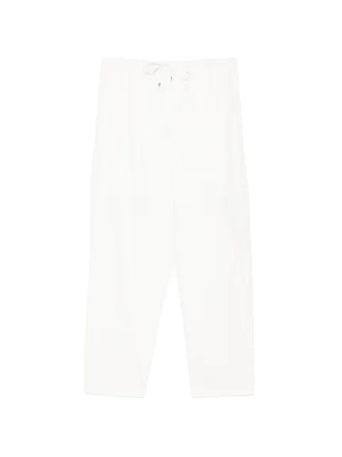 JNBY relaxed poplin trousers White 5Q4E10340