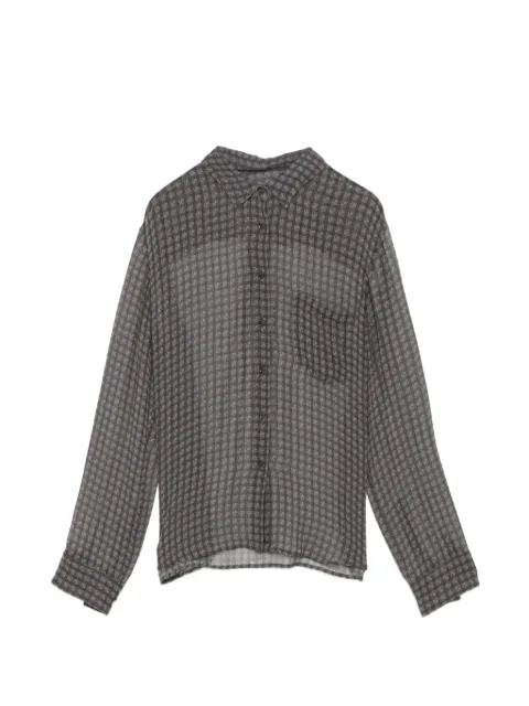 JNBY plaid shirt Grey 5Q4214970