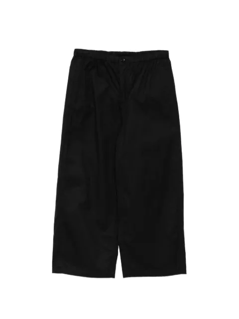 JNBY elastic waist wide-leg trousers Black 5Q4E13400