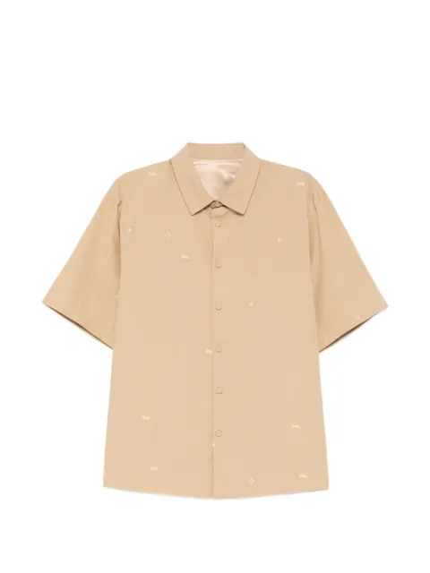 CROQUIS deconstructed print short-sleeve shirt Neutrals 9Q4212200