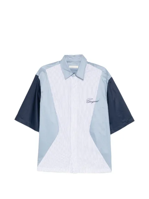 CROQUIS flap pocket striped shirt Blue 9Q4211790