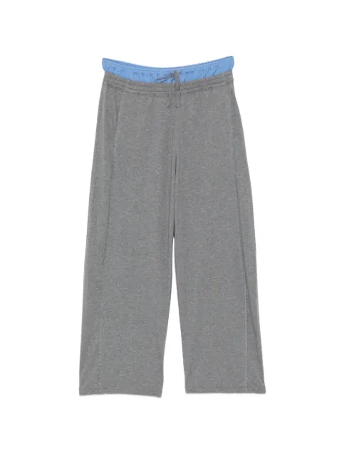 JNBY contrast-waistband trousers Grey 5Q4E10800