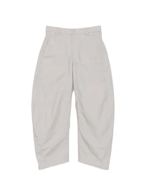 CROQUIS rivet-trim barrel trousers Grey 9Q4E13080