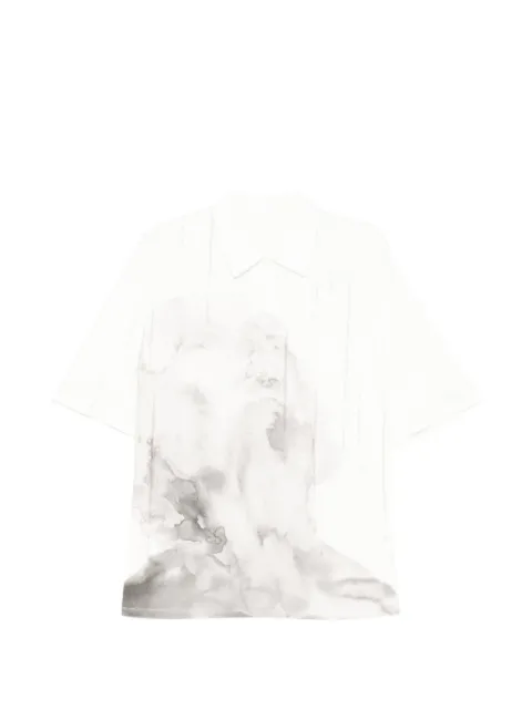 CROQUIS graphic-print polo shirt White 9Q4110340