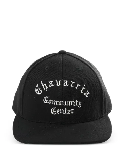 Willy Chavarria embroidery cap Black WCASC0082