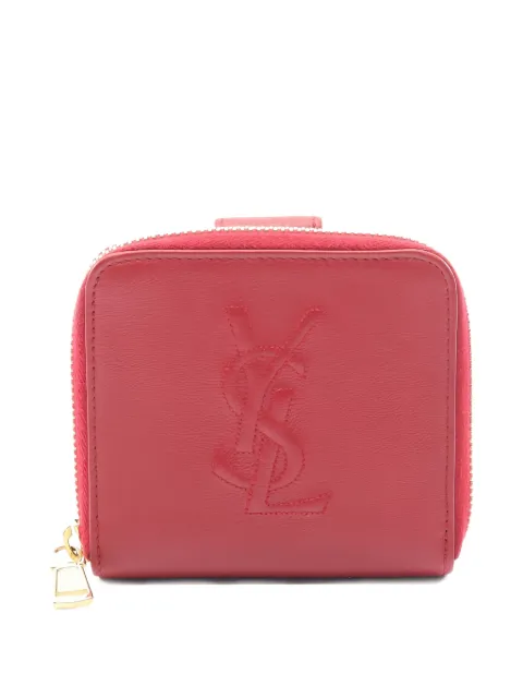 Saint Laurent Pre-Owned bi-fold leather wallet Red 1049143