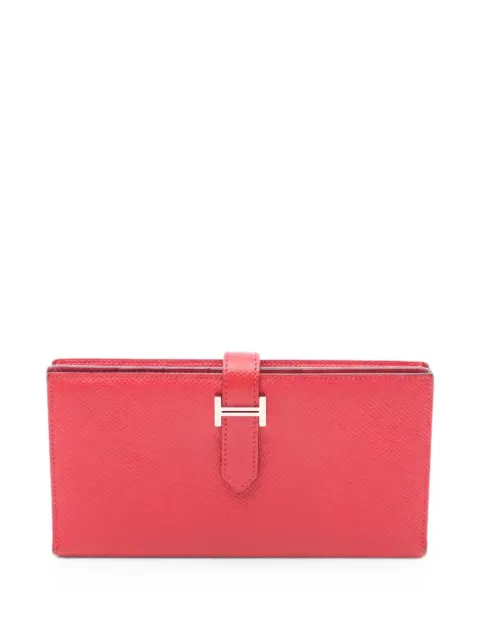 Hermès Pre-Owned 2014 Béarn Soufflet wallet Red 1053715RINSQUARE