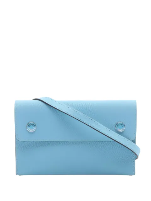 Hermès Pre-Owned 2023 Nappe To Go Celeste shoulder bag Blue 1053524B