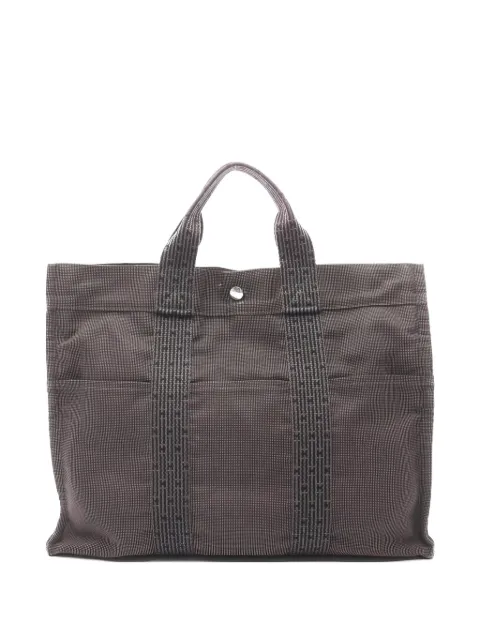 Hermès Pre-Owned 2000s MM Yale Line canvas tote bag Grey 1054374