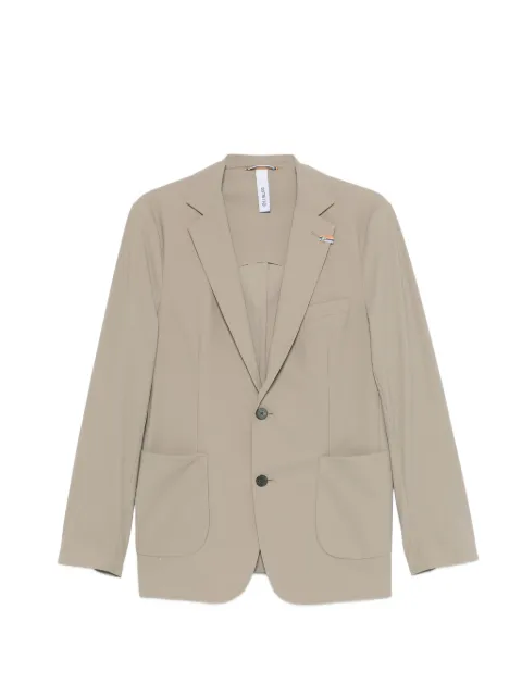 DISTRETTO 12 Active single-breasted patch-pocket jacket Neutrals C6UGA1595T0154DD00