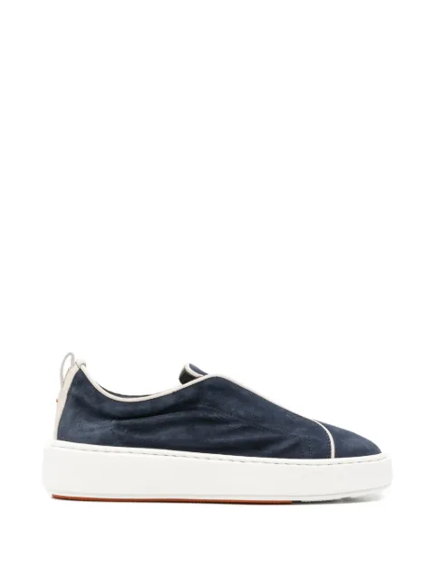 Santoni Victory slip-on sneakers Blue WBCD61479BARTIOD