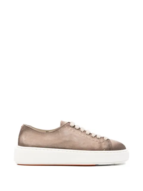 Santoni leather sneakers Neutrals WBCD61355BARTEYA