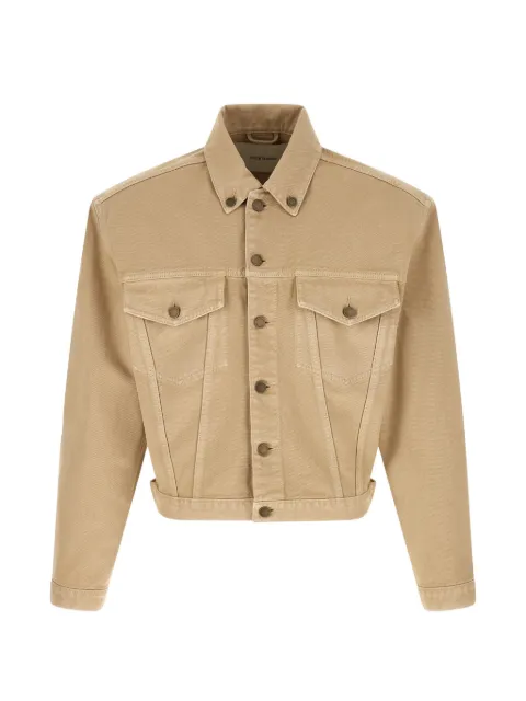 ENTIRE STUDIOS flap-pocket denim jacket Neutrals ESSS26JA012596270