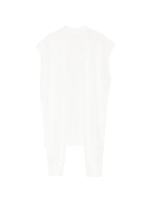 LESS V-neck cooling linen blend vest White 2Q4315770
